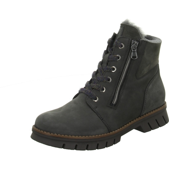Waldläufer Schnürstiefelette carbon