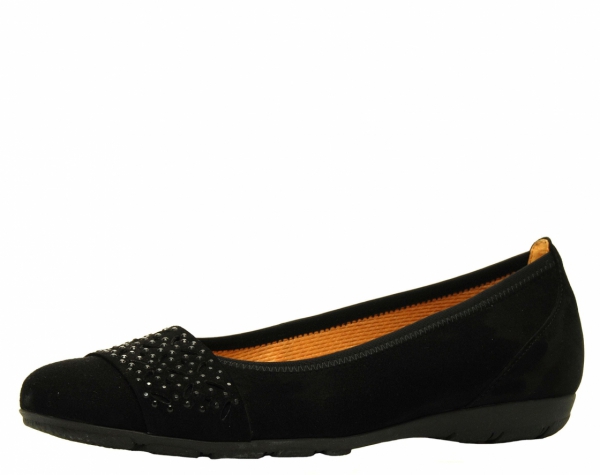 Rebecca White Slipper black