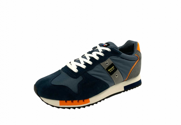 Blauer Sneaker navy orange