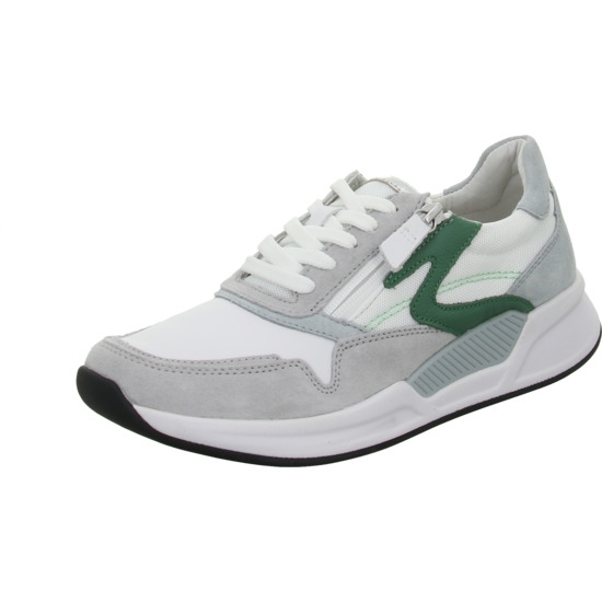 Gabor Comfort Sneaker weiss grey ciel grün
