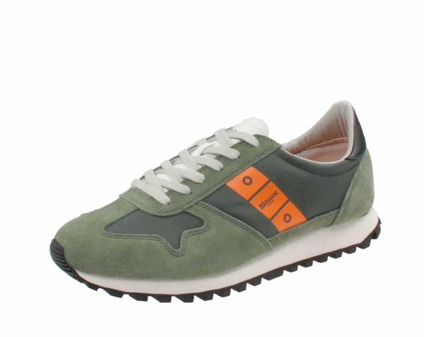 Blauer Sneaker military green