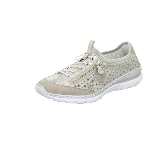 Rieker Slipper beige-metallic