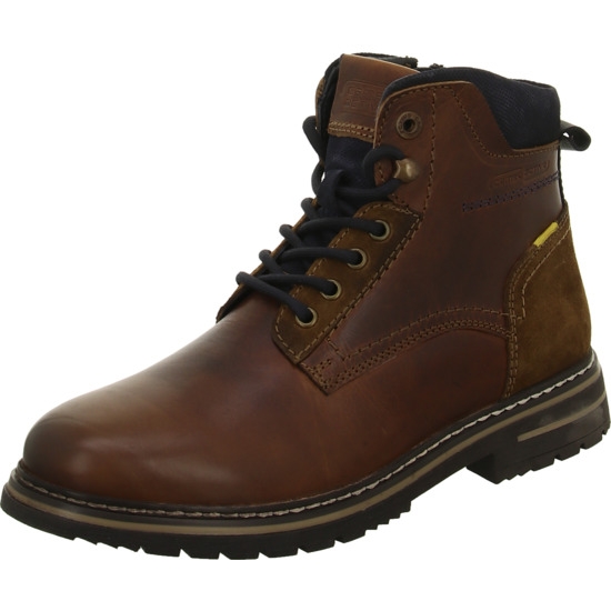 camel active Schnürboot cognac/blau