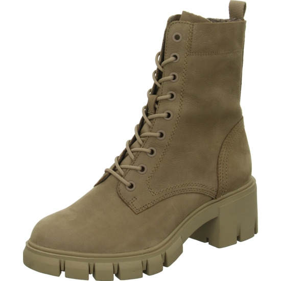 Tamaris Schnürboots camel