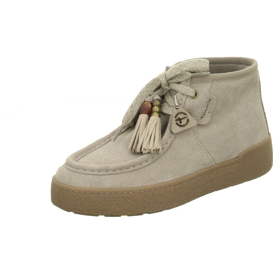 Tamaris Schnürboot taupe