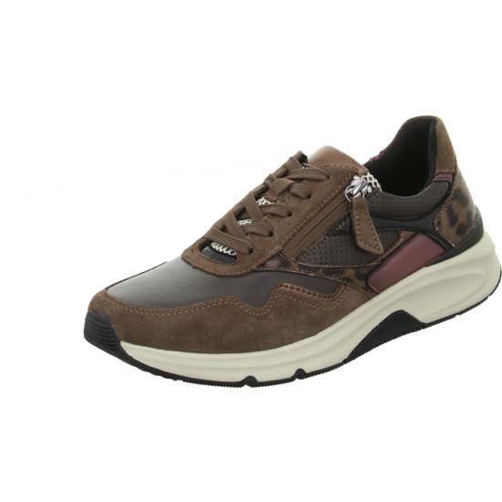 Gabor Comfort Sneaker mocca-mulberry k.