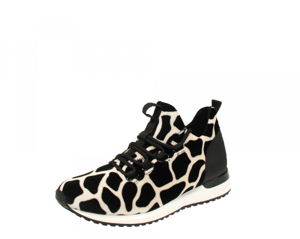 La Strada Sneaker black white cow