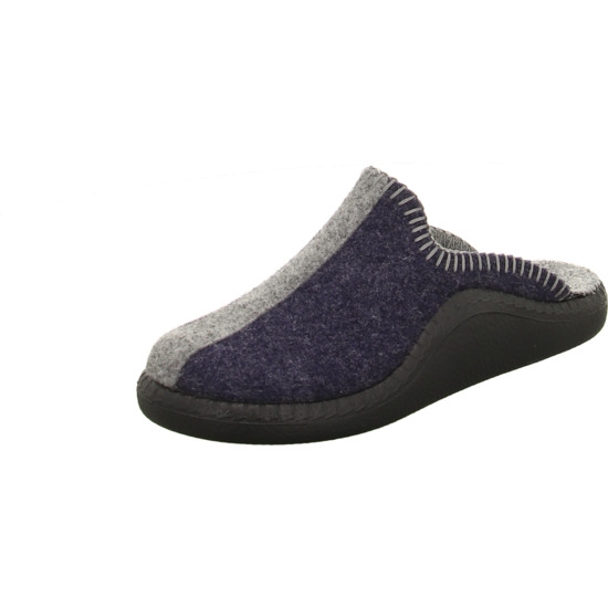 Josef Seibel Hausschuh blau kombi