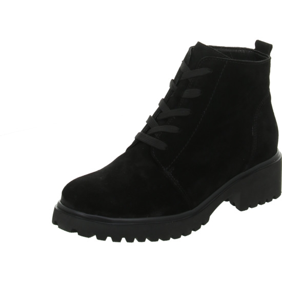 Waldläufer Schnürstiefelette schwarz