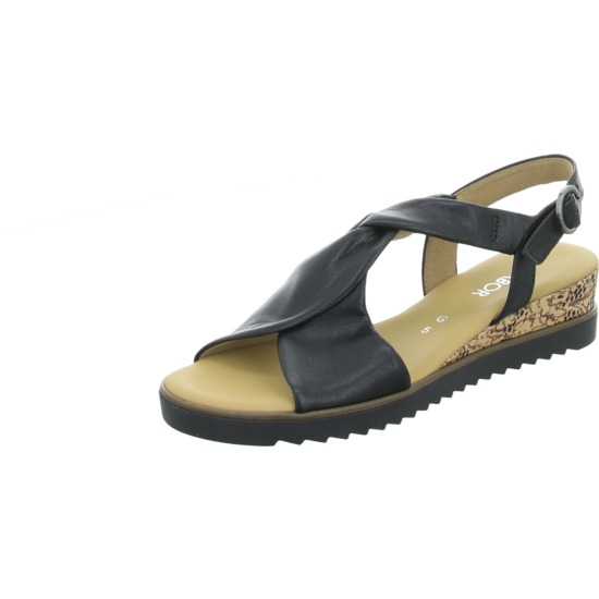 Gabor Comfort Sandale schwarz