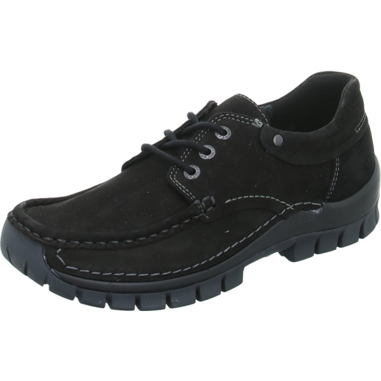 Wolky Schnürschuh black