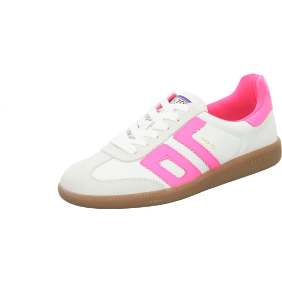 Back 70 Sneaker white Fluo pink