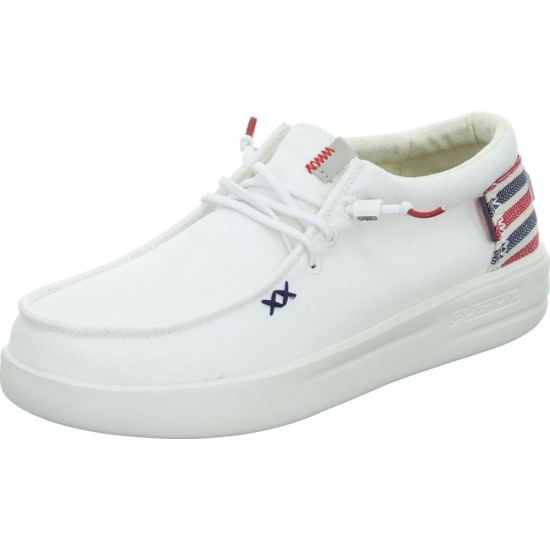 Fusion Sneaker white stripes