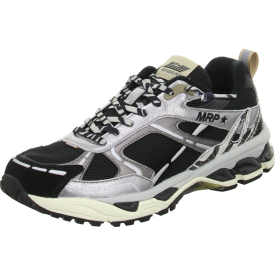 MRP Sneaker black gunmetal zebra
