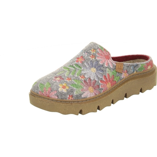 Josef Seibel Hausschuh grau multi