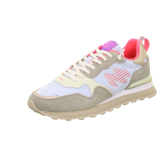 MRP Sneaker taupe lightblue