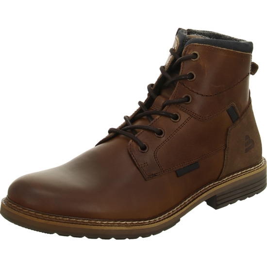 Bullboxer Schnürstiefelette tan/cognac