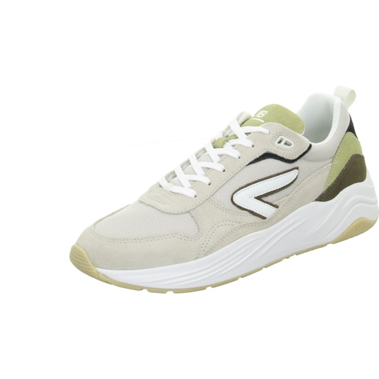 HUB Sneaker lt.bone-white-dark-olive